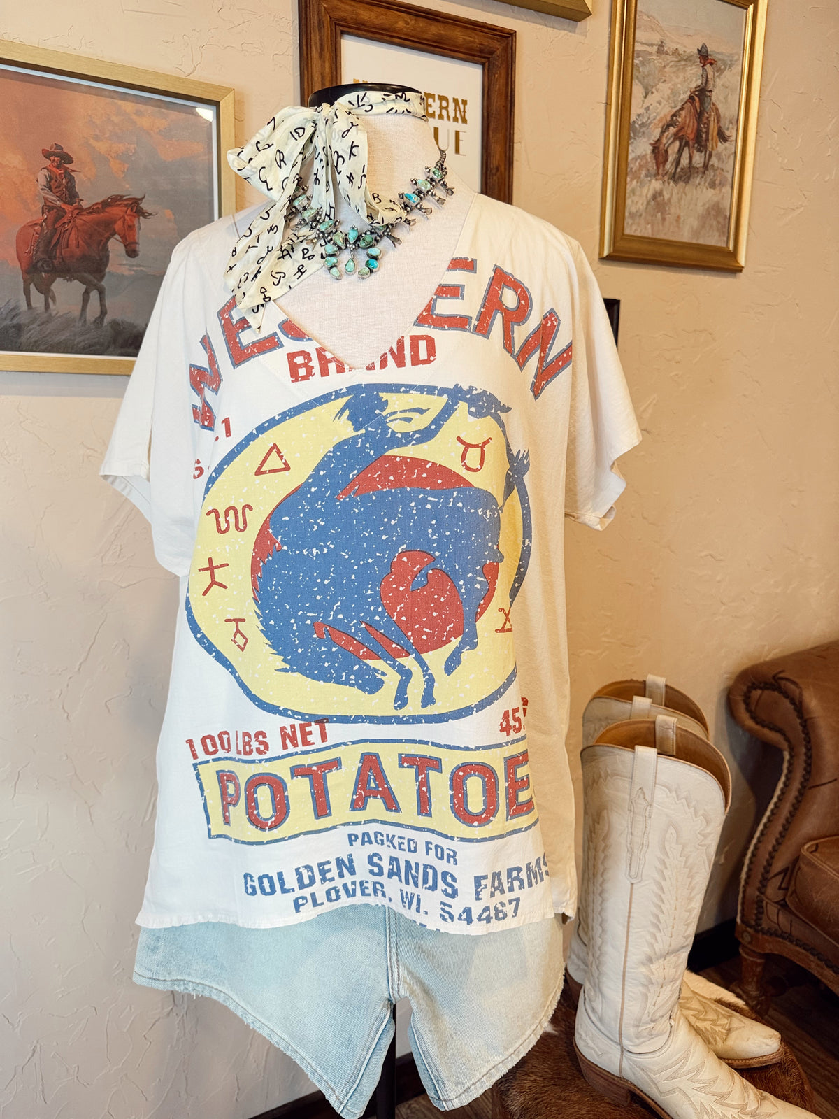 The Seasons Best Branded Bronc Top - Frontier Outfitters Frontier Outfitters