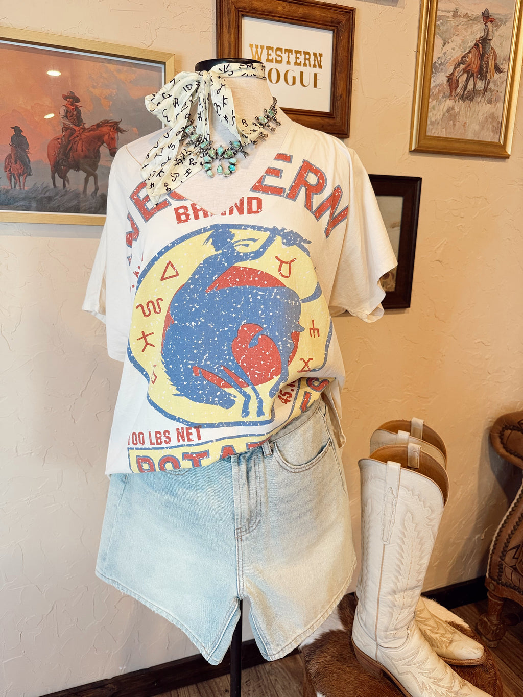The Seasons Best Branded Bronc Top - Frontier Outfitters Frontier Outfitters