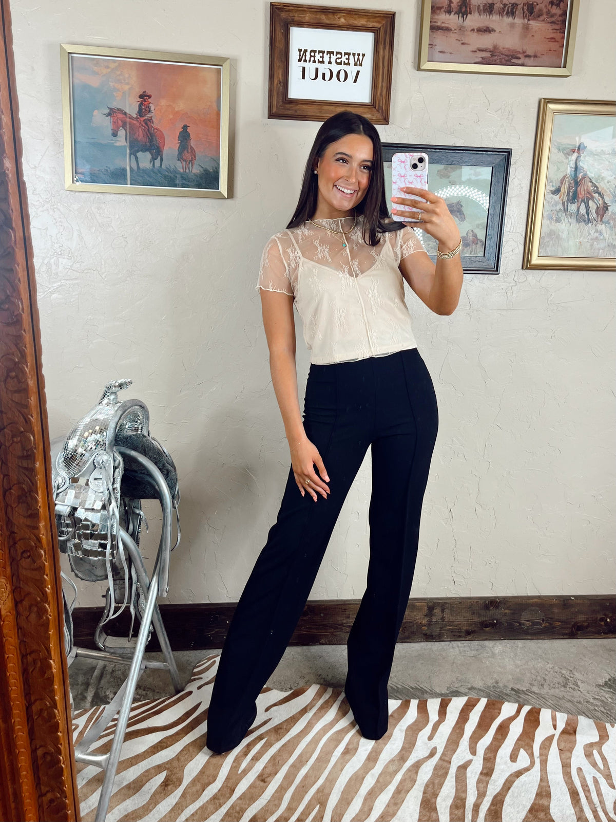 The Ranchers Wife Trousers in Black - Frontier Outfitters Frontier Outfitters