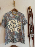 The Camo Jesus Loves You T-Shirt - Frontier Outfitters Frontier Outfitters