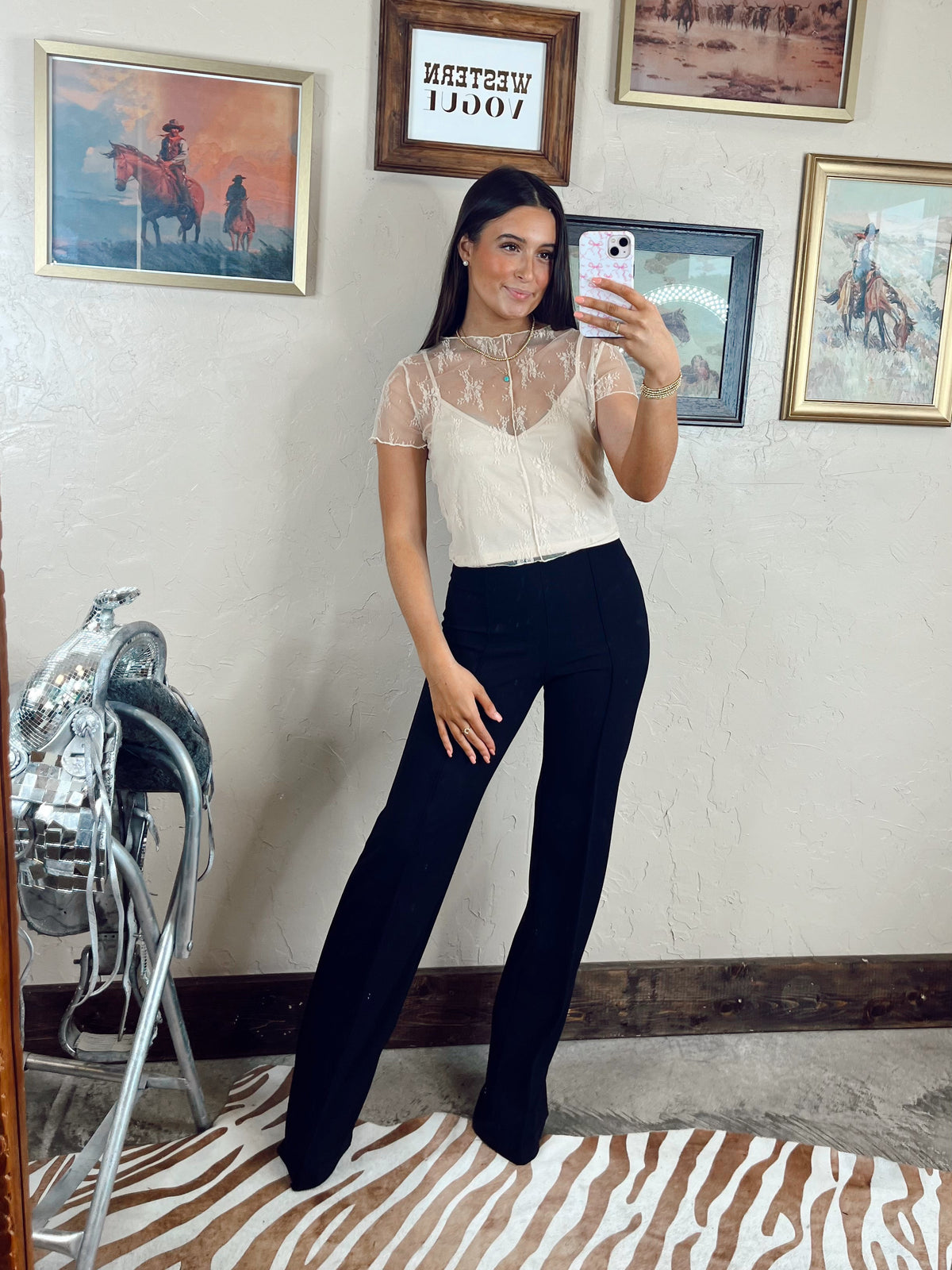 The Ranchers Wife Trousers in Black - Frontier Outfitters Frontier Outfitters