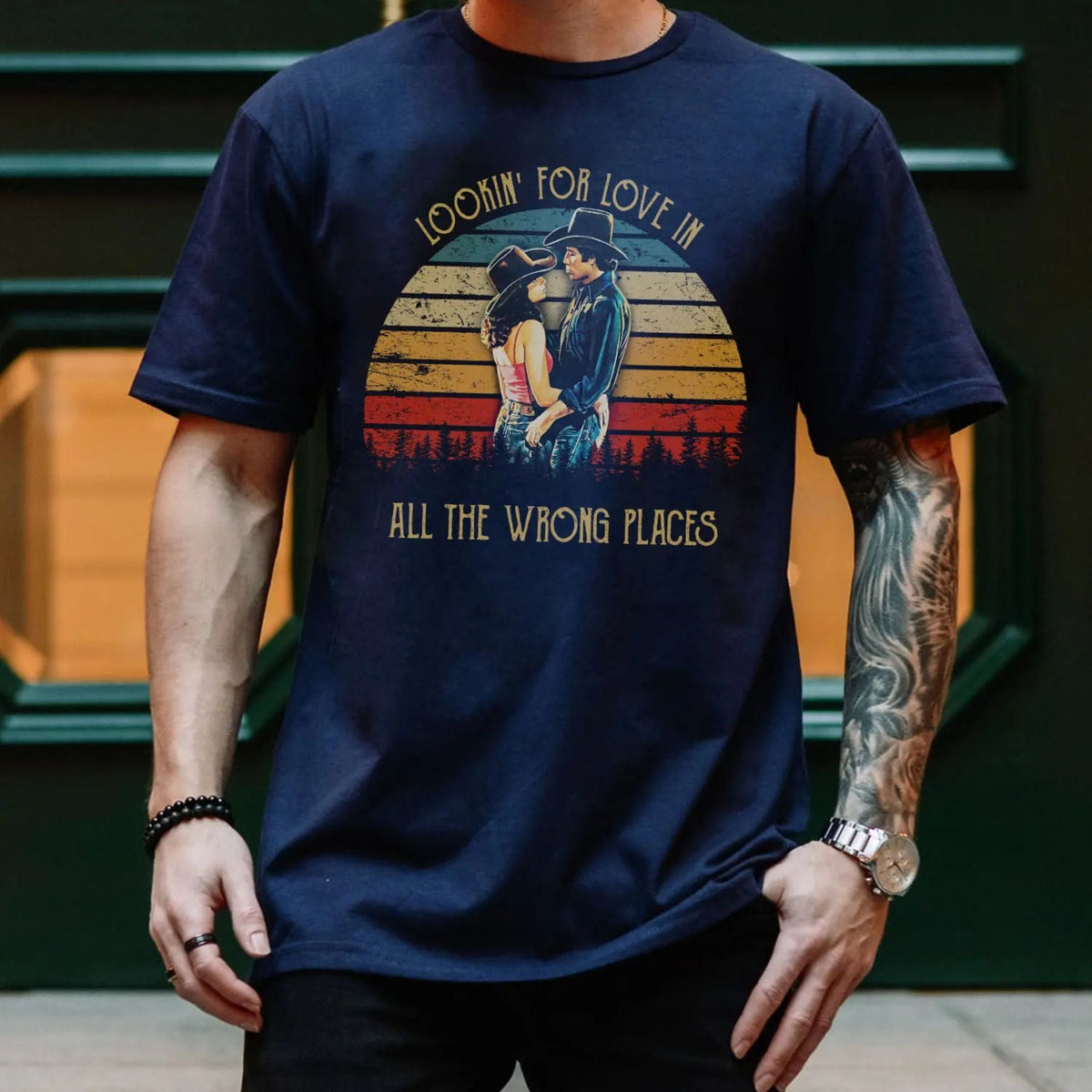 "Urban Cowboy" Vintage Movie T-Shirt - Bud & Sissy Western Retro Tee, Classic Quote Apparel - Frontier Outfitters Frontier Outfitters