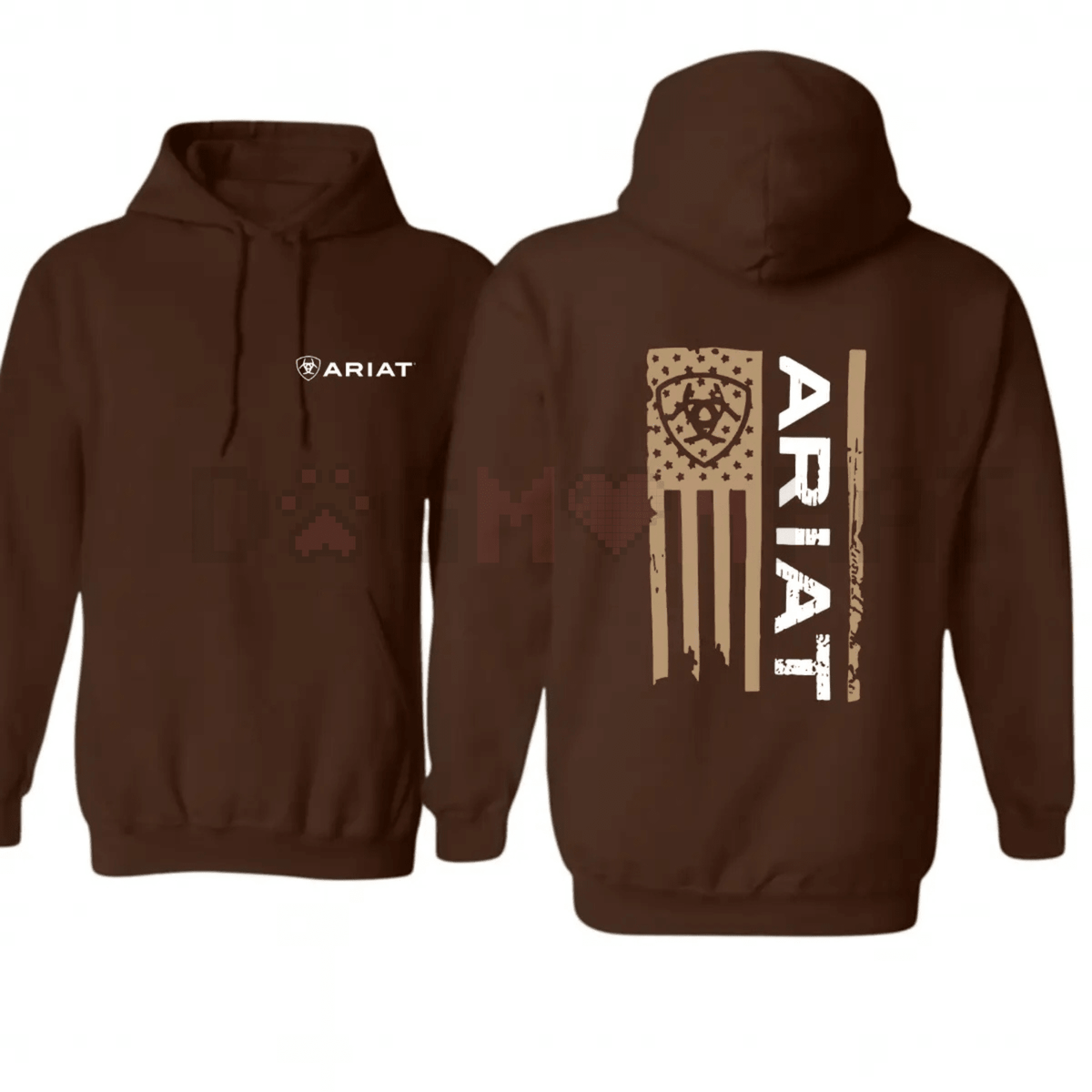 Ariat American Flag Graphic Pullover – Unisex Western Lifestyle Patriotic Hoodie - Frontier Outfitters Frontier Outfitters