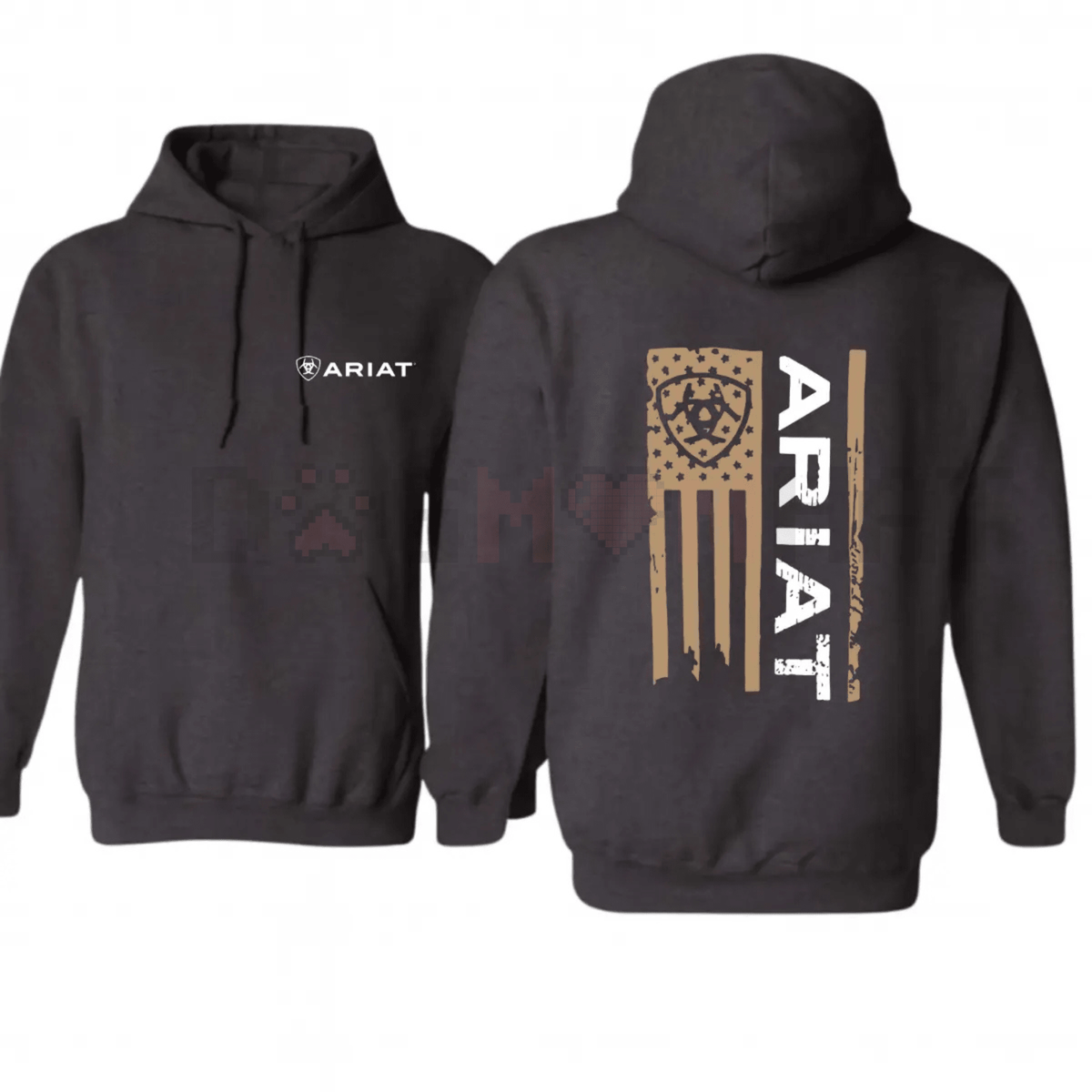 Ariat American Flag Graphic Pullover – Unisex Western Lifestyle Patriotic Hoodie - Frontier Outfitters Frontier Outfitters