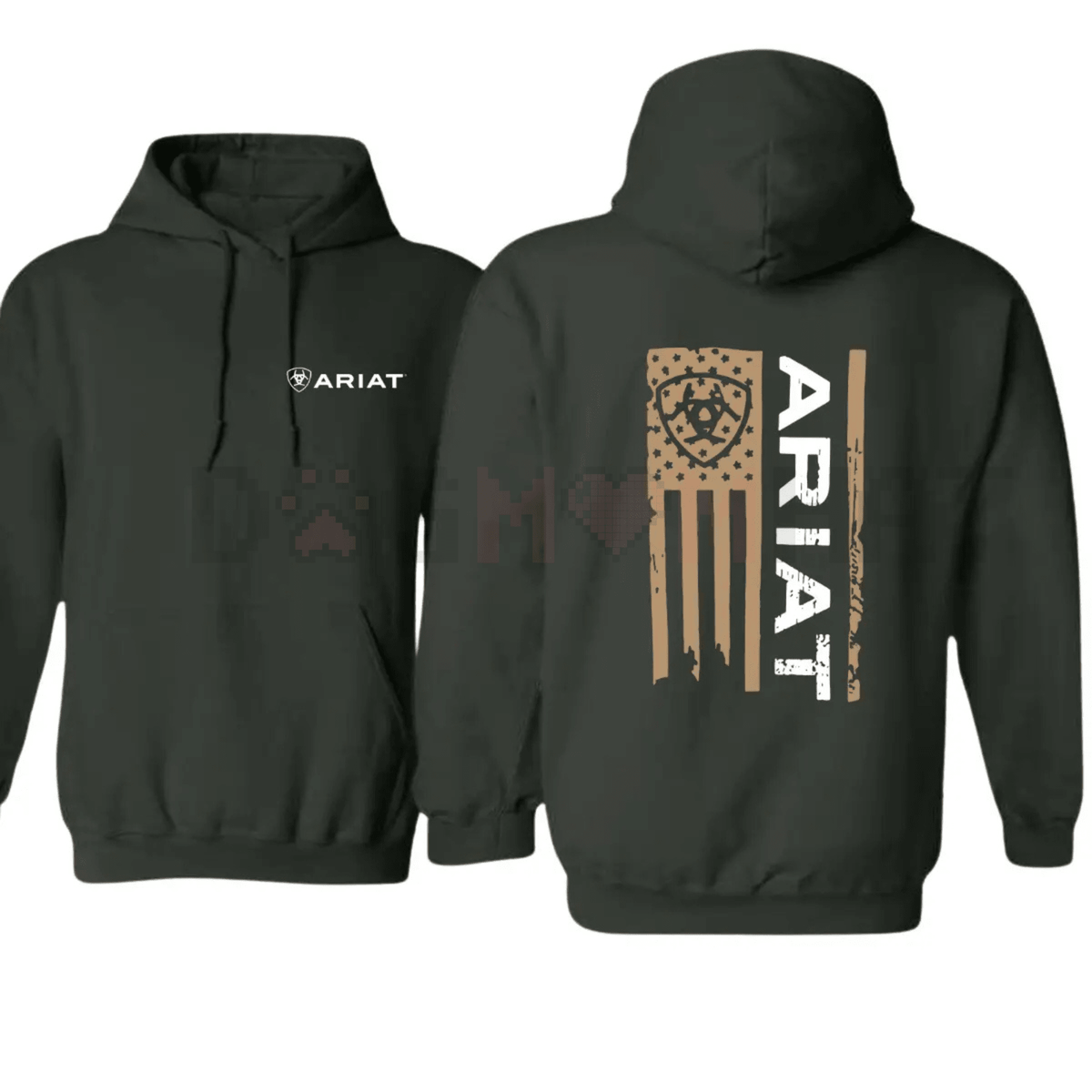 Ariat American Flag Graphic Pullover – Unisex Western Lifestyle Patriotic Hoodie - Frontier Outfitters Frontier Outfitters