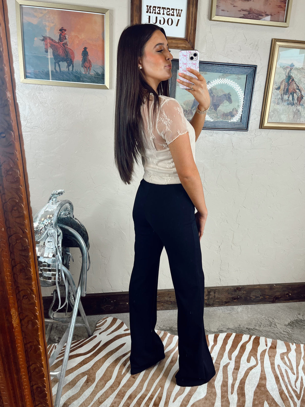 The Ranchers Wife Trousers in Black - Frontier Outfitters Frontier Outfitters