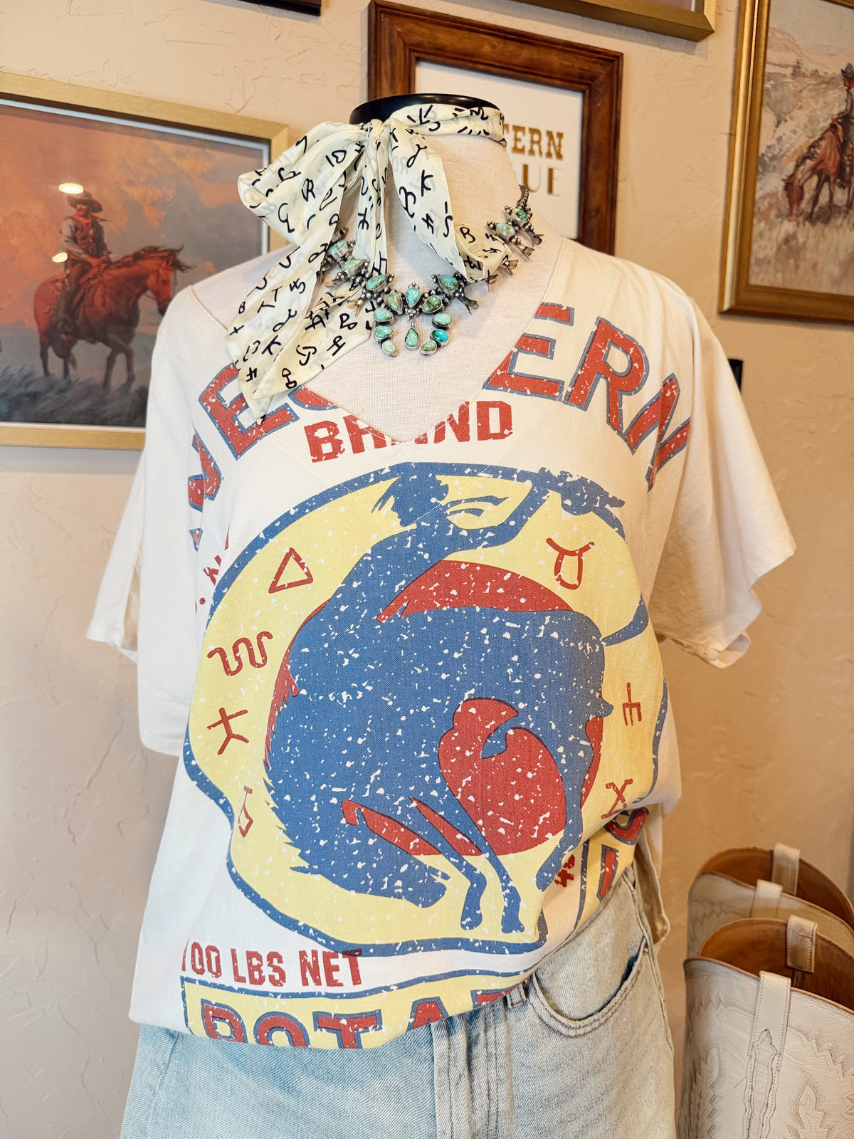 The Seasons Best Branded Bronc Top - Frontier Outfitters Frontier Outfitters