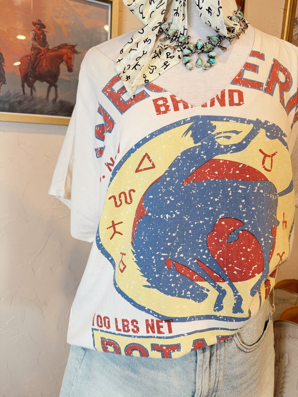 The Seasons Best Branded Bronc Top - Frontier Outfitters Frontier Outfitters