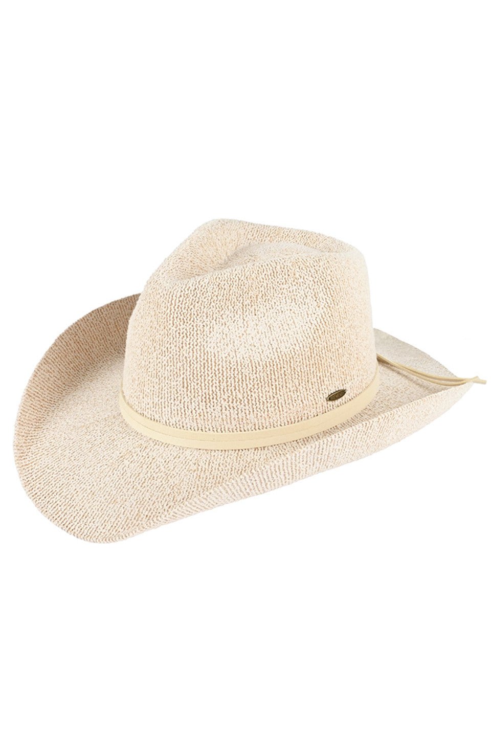 C.C Women's Terry Cloth Band Trim Cowboy Hat - Frontier Outfitters Frontier Outfitters