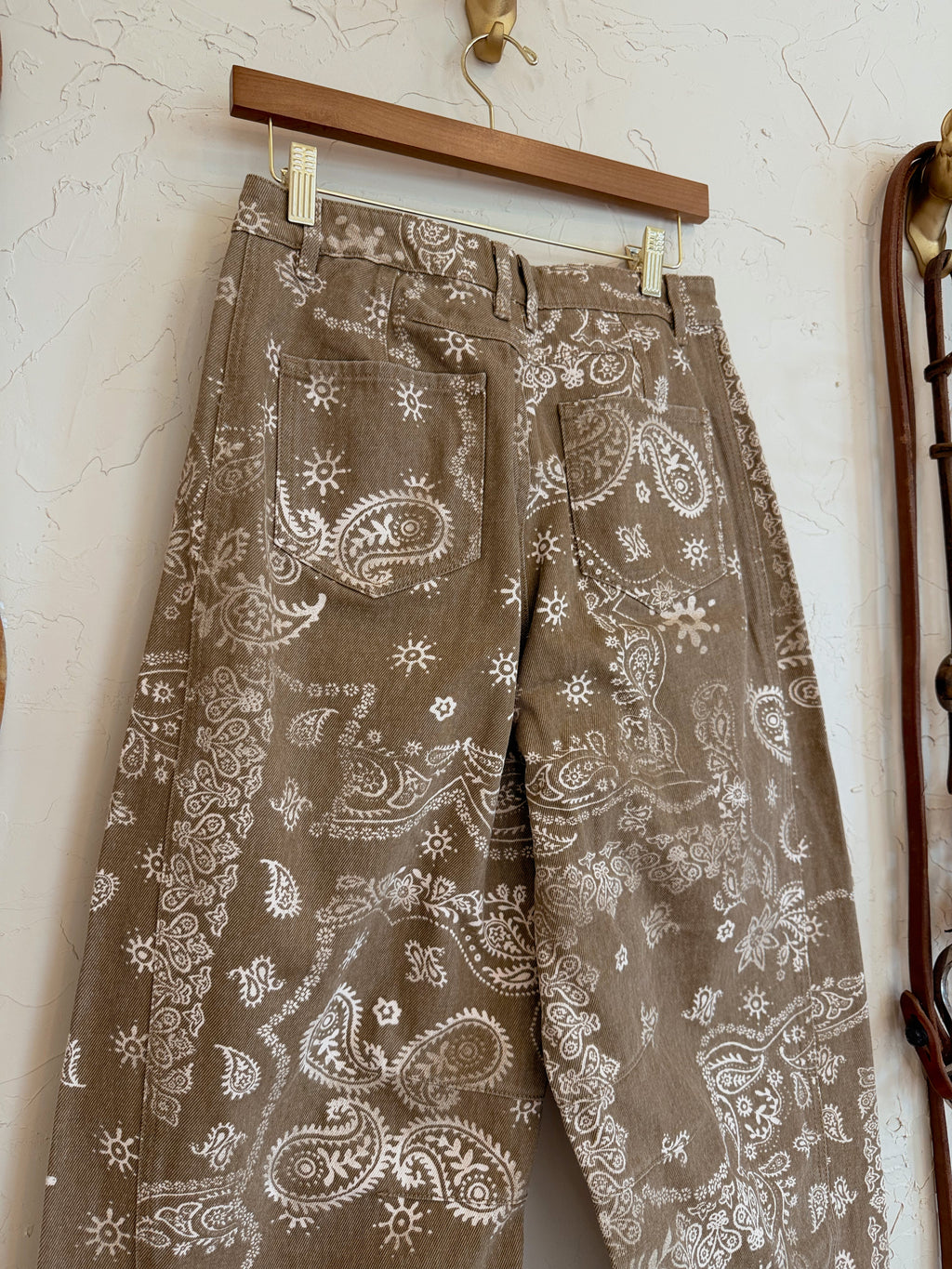 The Dun Paisley Barrel Jeans - Frontier Outfitters Frontier Outfitters