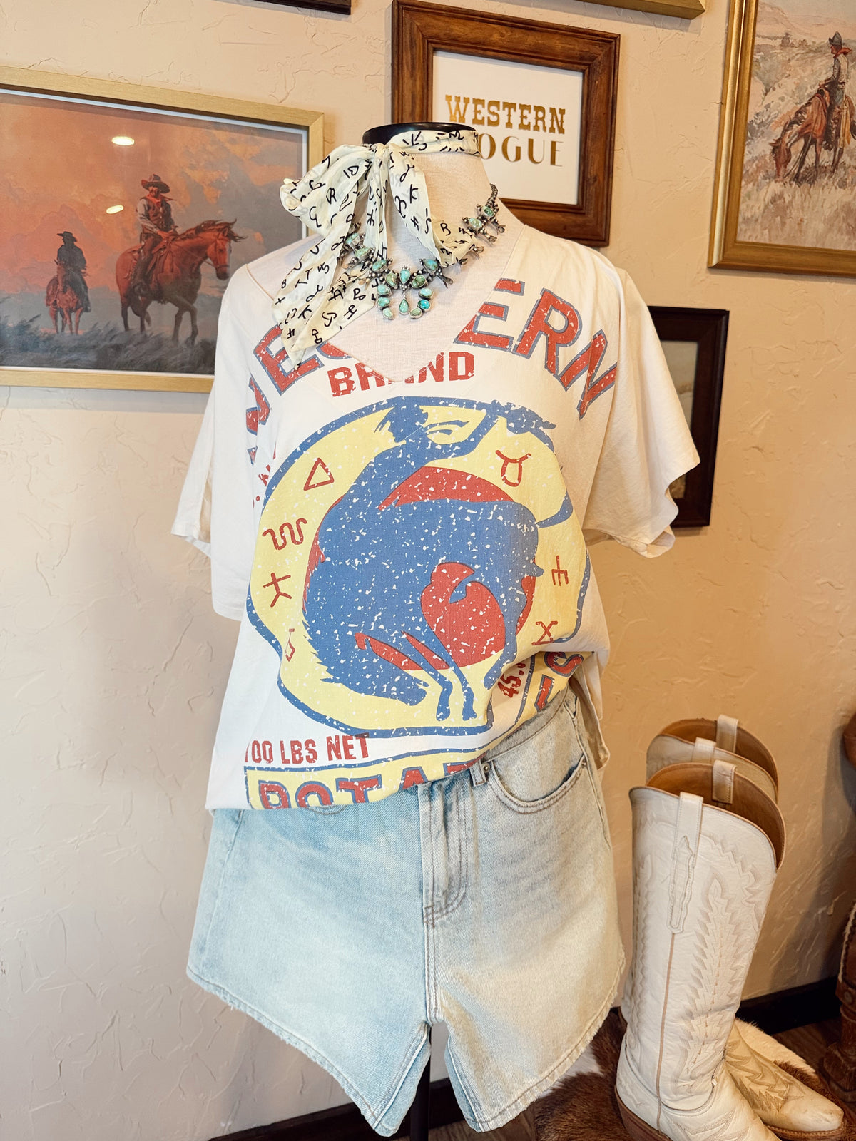 The Seasons Best Branded Bronc Top - Frontier Outfitters Frontier Outfitters