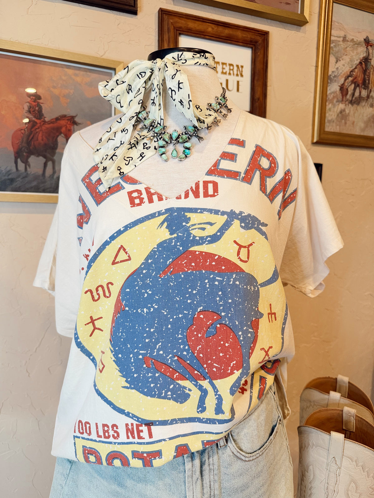 The Seasons Best Branded Bronc Top - Frontier Outfitters Frontier Outfitters