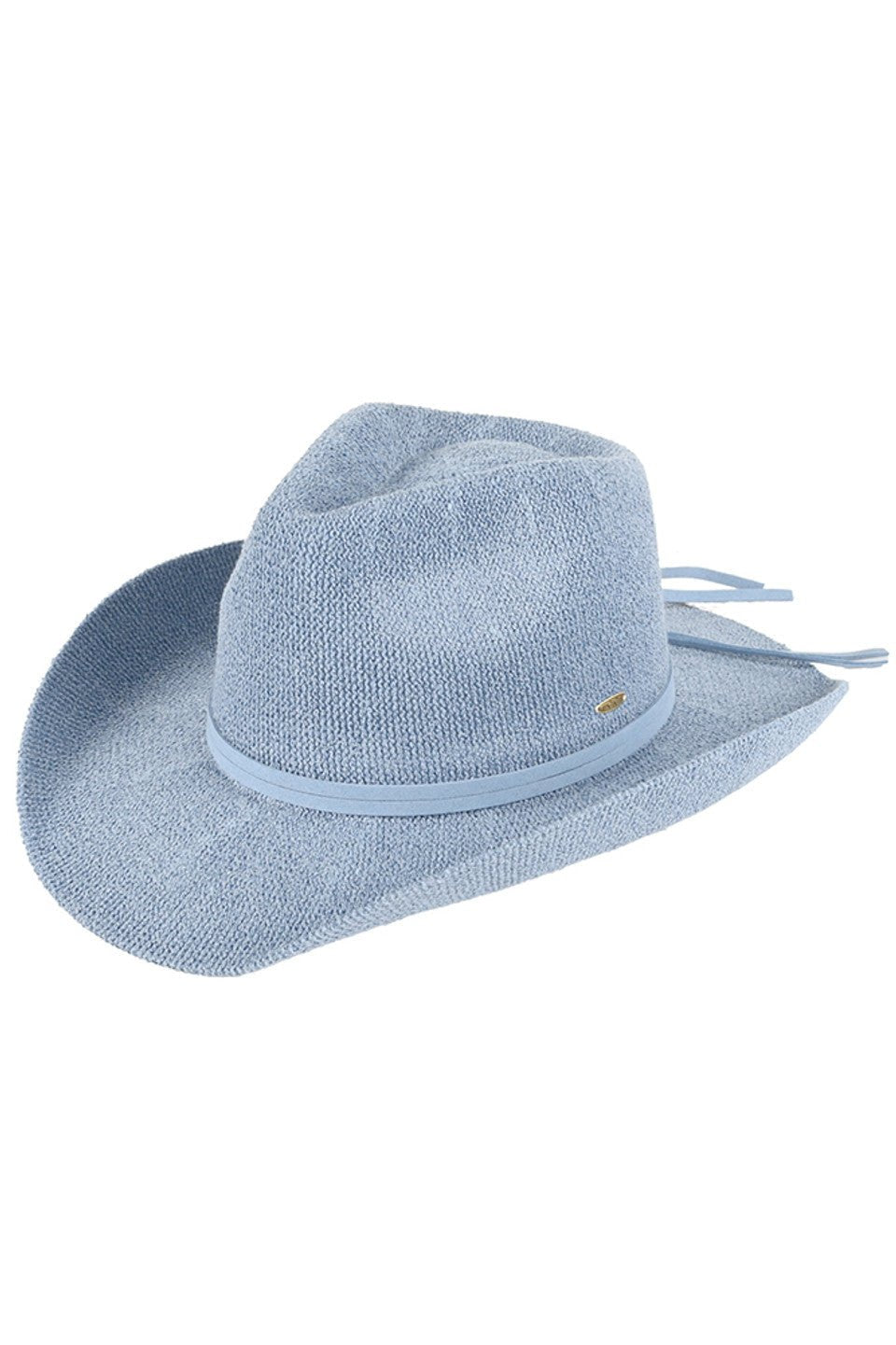 C.C Women's Terry Cloth Band Trim Cowboy Hat - Frontier Outfitters Frontier Outfitters