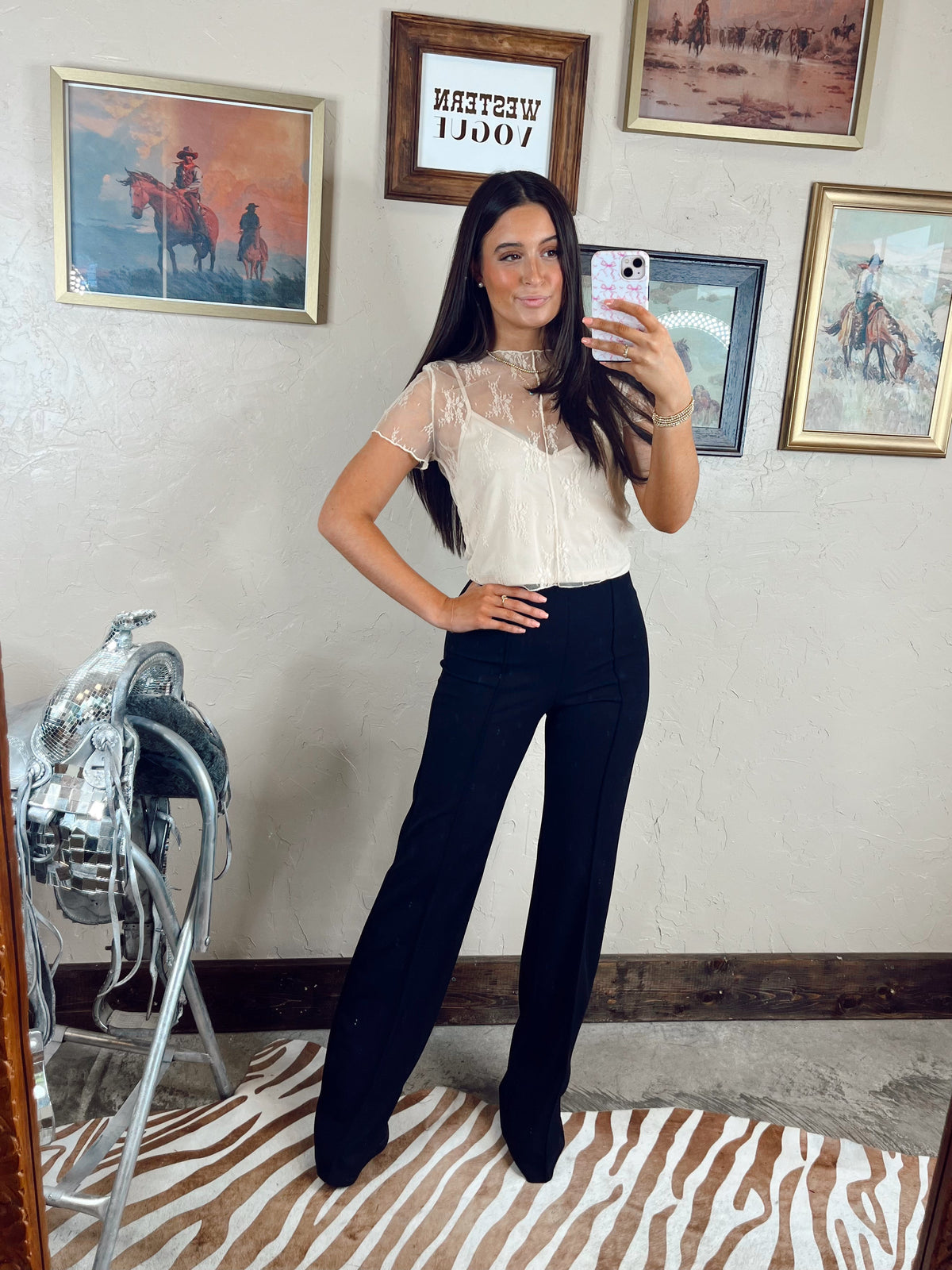 The Ranchers Wife Trousers in Black - Frontier Outfitters Frontier Outfitters