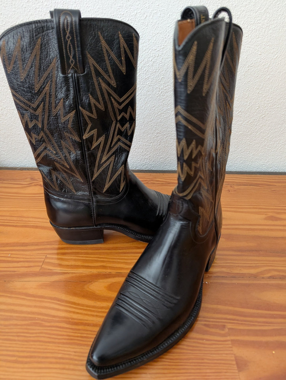 Men's Cowboy Boots Style 2240 from Dan Post - Apparel / Footwear (Leather Cowboy Boots, Western, Country, Black, Tan) - Frontier Outfitters Frontier Outfitters