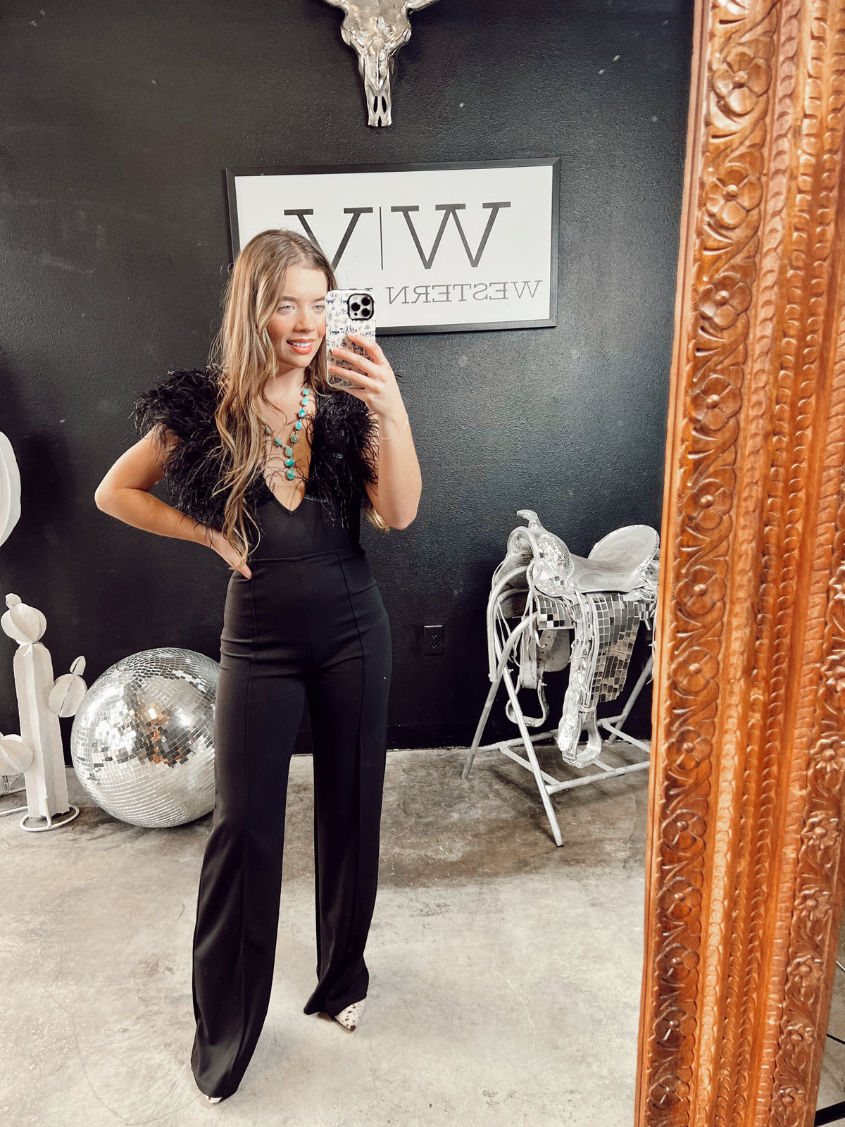 The Ranchers Wife Trousers in Black - Frontier Outfitters Frontier Outfitters